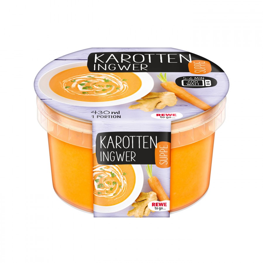 rewe2go Karotten-Ingwersuppe