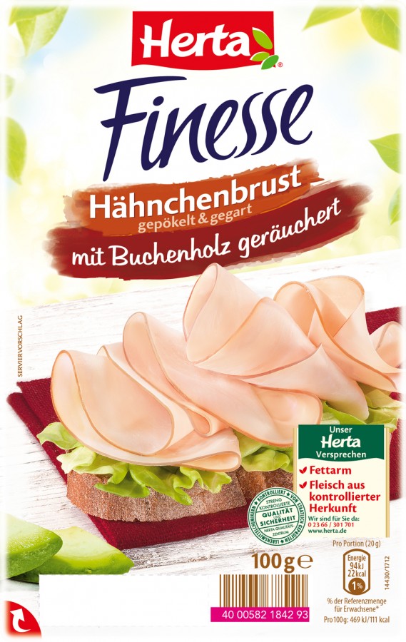 Haehnchenbrust Buchenholz geraeuchert